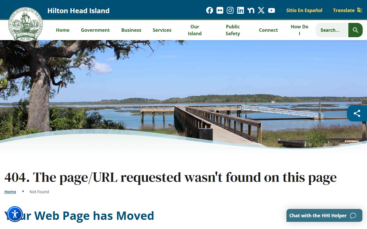 Hilton Head Island Municipal Court page for local case information