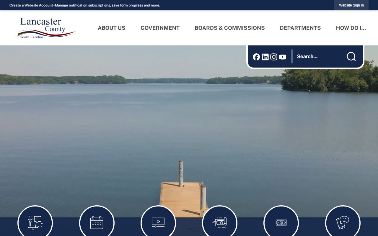 Lancaster County government homepage