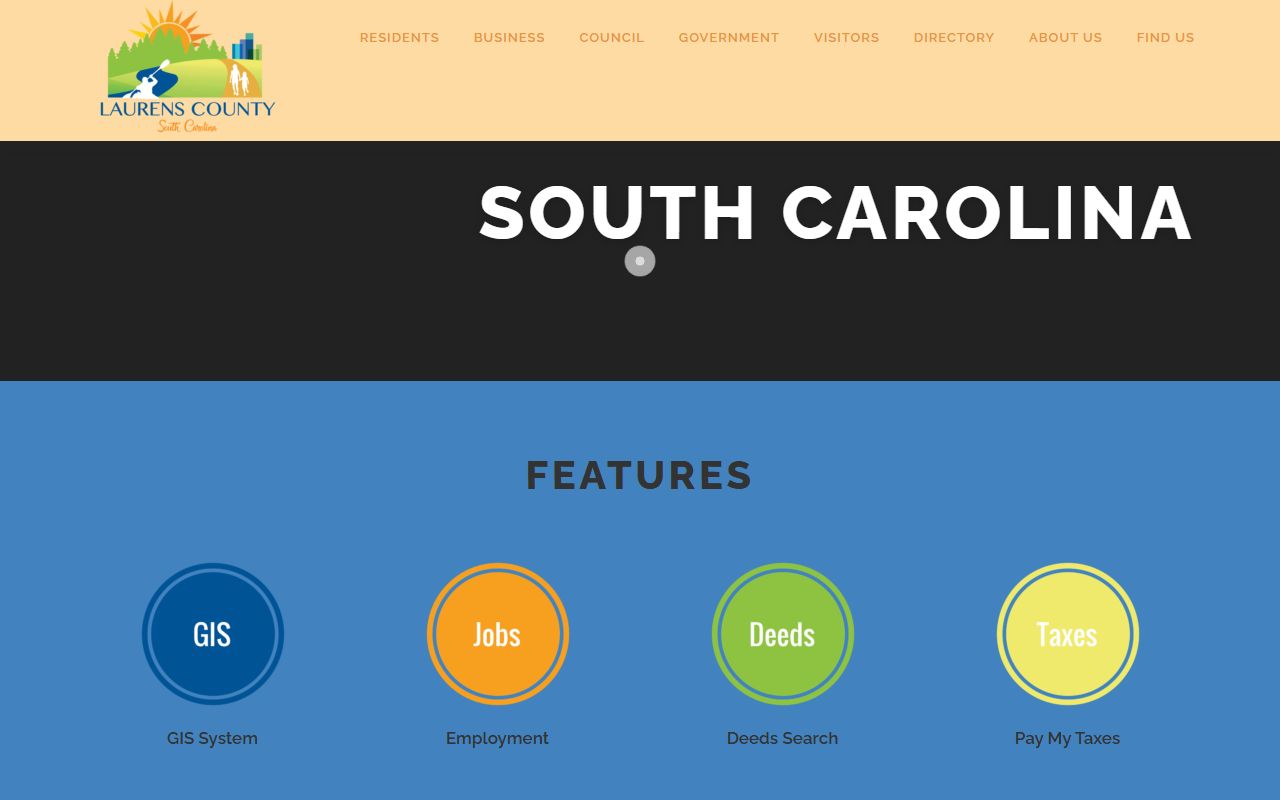 Laurens County government homepage