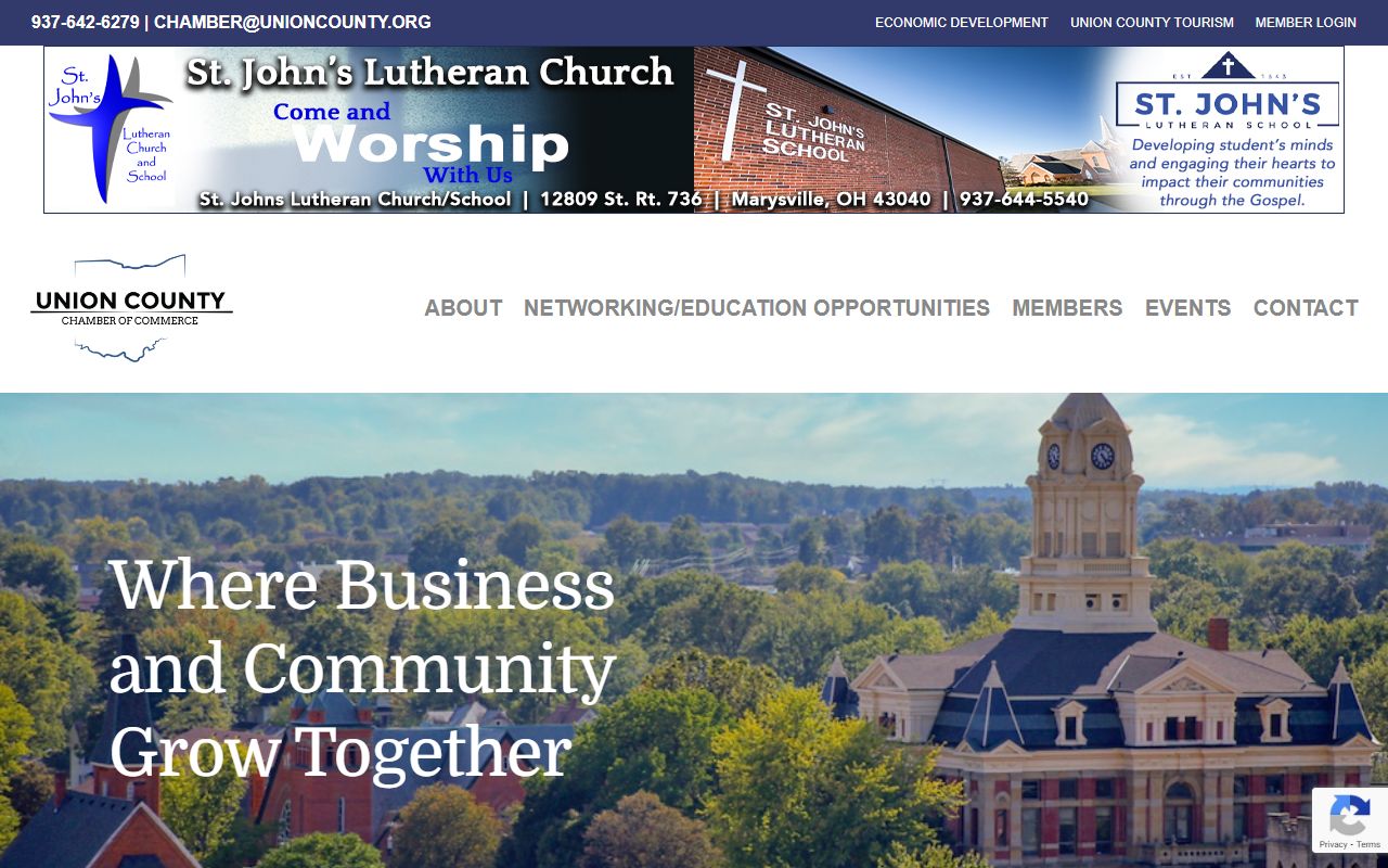 Union County government homepage with public records access